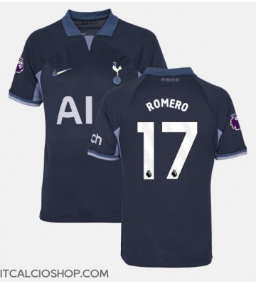 Tottenham Hotspur Cristian Romero #17 Seconda Maglia 2023-24 Manica Corta